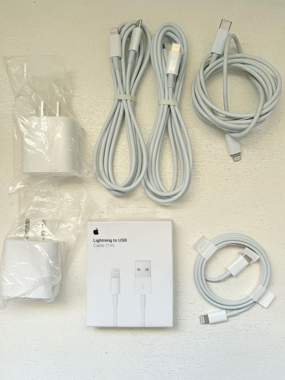 iPhone Charger lot - C Charger and USB Charger to Lightning Charger IPhone New